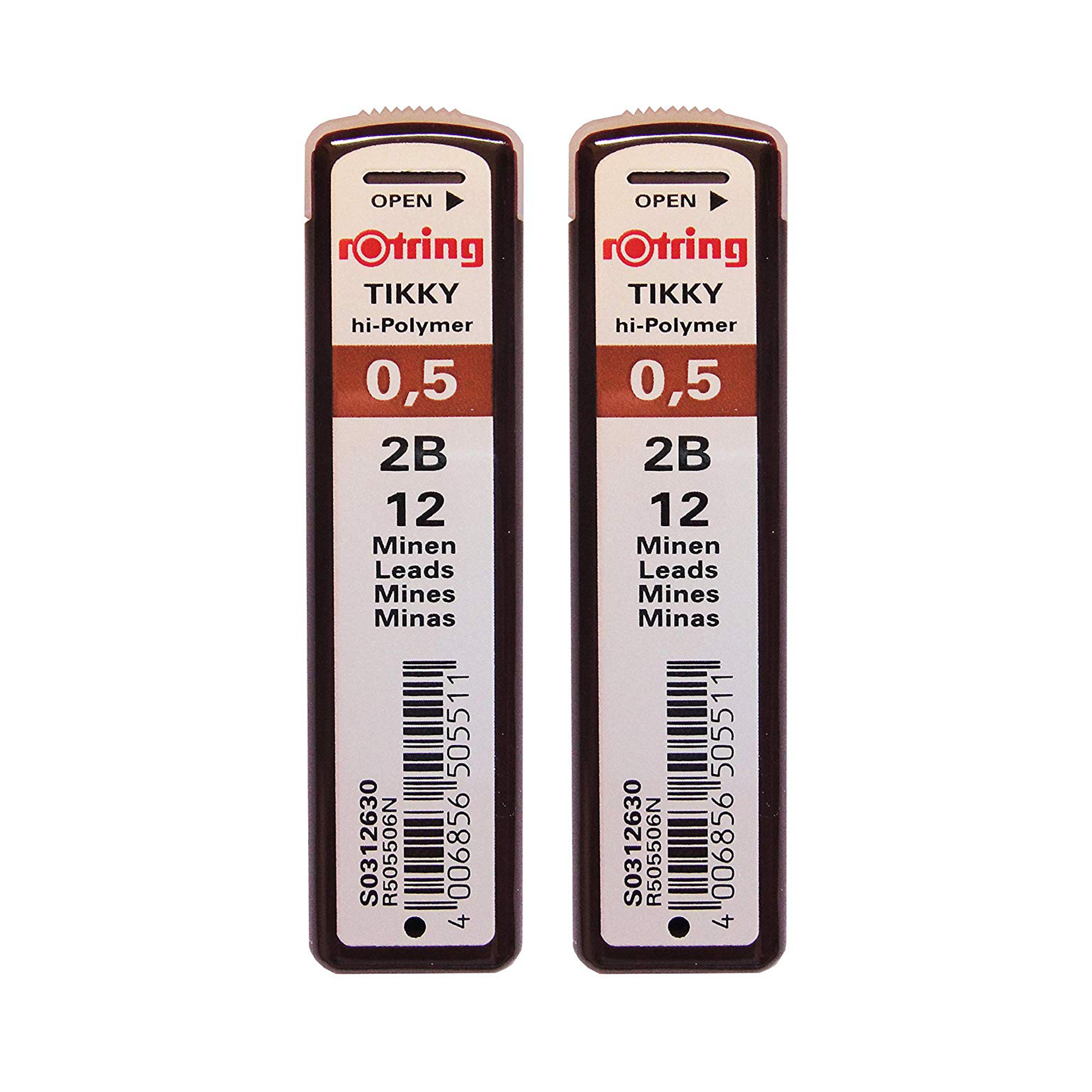 2-pcsrotring-tikky-mechanical-pencil-lead-05mm-2b-12-lead--ri-wi8o-21yh